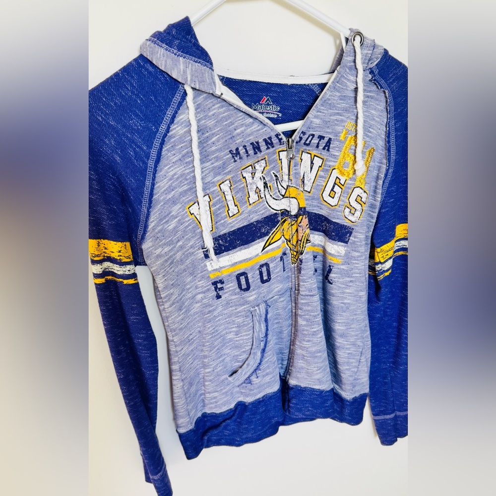 Majestic Blue and Yellow Vikings Hoodie
